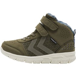 hummel Crosslite hummelTEX Mid-Top Winter Sneaker wasserabweisend gefüttert Kinder 6086 - dark olive 23