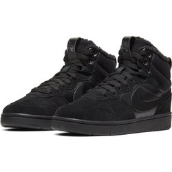 NIKE Court Borough 2 Mid-Top Winter-Boots Kinder 001 - black/black-black 37.5