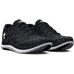UNDER ARMOUR Breeze 2 Laufschuhe Damen 001 - black/jet gray/white 38.5
