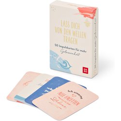 Tchibo - Gelassenheits-Karten-Set Lass Dich von den Wellen tragen - mehrfarbig