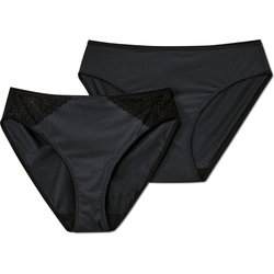 Tchibo - 2 Slips - Damen - Gr S - schwarz