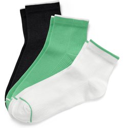 Tchibo - 3 Paar Socken - Damen - Gr 35-38 - anthrazit