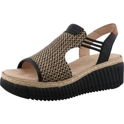 Tom Tailor Sandale - Damen - Gr. 39 - schwarz