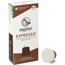 Tchibo - earlybird - Bio Espresso - 10 Kapseln - 10 Kapseln - Intensität 46