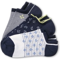 Tchibo - 3 Paar Sneakersocken - Damen - Gr 39-42 - dunkelblau