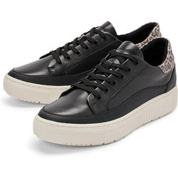 Tchibo - Leder-Sneaker - Damen - Gr. 39 - schwarz