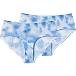 Tchibo - 2 Mini-Slips mit Batik-Print - Damen - Gr L - weiss