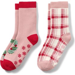 Tchibo - 2 Paar Kleinkinder-Antirutsch-Socken mit Herz-Jacquard - Baby - Gr 19-22 - weissjacquard
