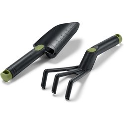 Tchibo - Gartenwerkzeug-Set - olivgrün