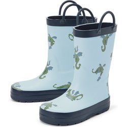 Tchibo - Kinder-Regenstiefel - Herren - Gr. 30-31 - hellblau/print