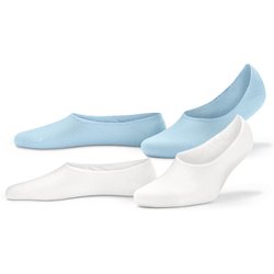 Tchibo - 2 Paar Sneaker-Füsslinge - Damen - Gr 35-37 - hellblau