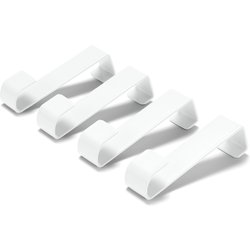 Tchibo - 4 Türhaken - weiss