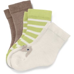 Tchibo - 3 Paar Babysocken - Baby - Gr 19-22 - weiss