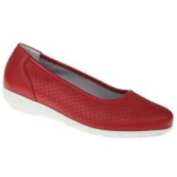 tessamino | Damen Ballerinas | Hirschleder | Weite H | herausnehmbares Memo-Latex Fußbett