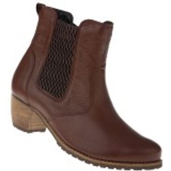 tessamino | Damen Stiefeletten | Hirschleder | Weite H | wechselbares Fußbett mit Warmfutterüberzug