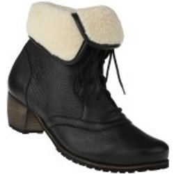 tessamino | Damen Stiefeletten | Hirschleder | Weite H | wechselbares Fußbett mit Warmfutterüberzug