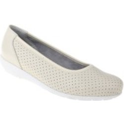 tessamino | Damen Ballerinas | Hirschleder | Weite H | herausnehmbares Memo-Latex Fußbett