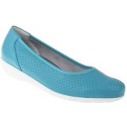 tessamino | Damen Ballerinas | Hirschleder | Weite H | herausnehmbares Memo-Latex Fußbett