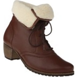 tessamino | Damen Stiefeletten | Hirschleder | Weite H | wechselbares Fußbett mit Warmfutterüberzug