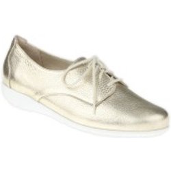 tessamino | Damen Schnürschuhe | Hirschleder | Weite H | herausnehmbares Memo-Latex Fußbett