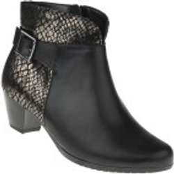 tessamino | Damen Stiefeletten | Rinds- und Ziegenleder | Weite K | festes Fußbett mit Warmfutterüberzug