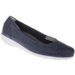 tessamino | Damen Ballerinas | Hirschleder | Weite H | herausnehmbares Memo-Latex Fußbett