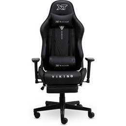 Cadeira Gamer XT Racer Viking Series, Até 120kg, Com Almofadas e Apoio de Pés, Reclinável, Descanso de Braço 3D, Preto - XTR-018