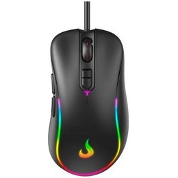 Mouse Gamer Rise Mode G2 Black RGB, 6400 DPI, 7 Botões, Preto - RM-MG-02-FB