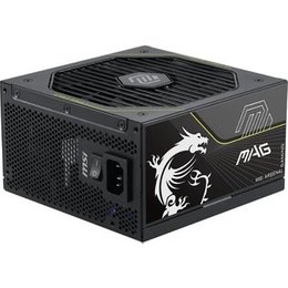 Fonte MSI MAG A1000PLS PCIE5, 1000W, 80 Plus Platinum, Modular, Silent, PFC Ativo, Com Cabo, Preto - MAGA1000PLSPCIE5