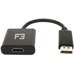 Adaptador Displayport para HDMI, F3, Preto - JC-CB-DMI