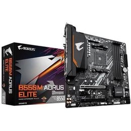 Placa-Mãe Gigabyte B550M Aorus Elite Rev. 1.3, AMD AM4, Micro ATX, DDR4, Preto - B550M AORUS ELITE