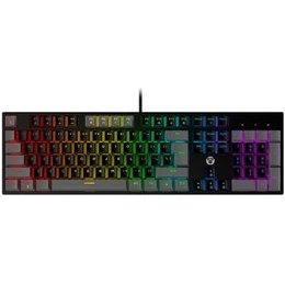 Teclado Mecânico Gamer Fantech ATOM88, RGB, Switch Azul, Preto - MK886