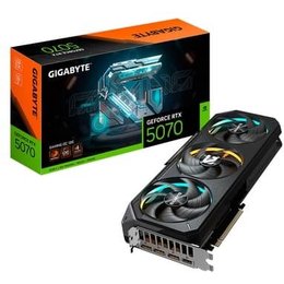 Placa de Vídeo Gigabyte RTX 5070 GAMING OC 12G NVIDIA GeForce, 12GB GDDR7, 192bits, RGB, DLSS, Ray Tracing - 9VN5070GO-00-G10