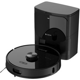 Robô Aspirador de Pó e Passa Pano KABUM! smart K1100, Mapeamento, MOP Rotativo, Autolimpante, até 10000PA, APP, 127V, Preto - KSAR110010PT