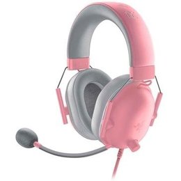 Headset Gamer Razer BlackShark V2 X Quartz, Drivers 50mm, Som Surround 7.1 , P3, Rosa - RZ04-03240800