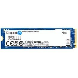 SSD Kingston NV3, 1TB, M.2 2280, PCIe 4.0 x4, NVMe, Leitura: 6000 MB/s, Gravação: 4000 MB/s, Azul - SNV3S/1000G