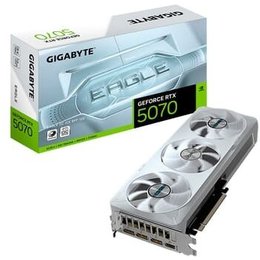 Placa de Vídeo Gigabyte RTX 5070 EAGLE OC ICE SFF 12G NVIDIA GeForce, 12GB GDDR7, 192bits, RGB, DLSS, Ray Tracing - 9VN5070EOI-00-G10