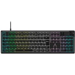 Teclado Gamer Corsair CORE K55 RGB, iCUE, RGB, USB 2.0, Preto - CH-9226C65-BR