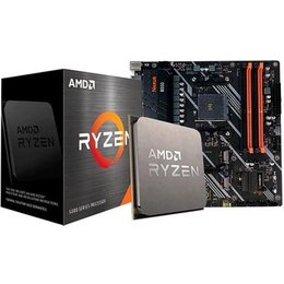Kit Placa-Mãe Husky Nexus B550, M.2 NVMe, DDR4 3200MHz + Processador AMD Ryzen 7 5700X, 3.4GHz