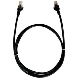 Cabo de Rede Patch Cord CAT.6 Plus Cable,2.5m, Preto - PC-ETH6U25BK