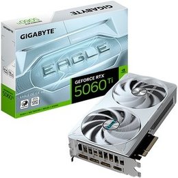 Placa de Vídeo RTX 5060 Ti EAGLEOC ICE 8G Gigabyte NVIDIA GeForce, 8GB GDDR7, 128bits, DLSS, Ray Tracing - GV-N506TEAGLEOC ICE-8GD
