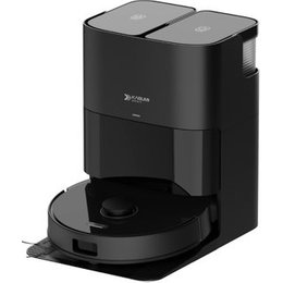 Robô Aspirador e passa pano KABUM! smart K4000, Base Autolimpante, MOP Duplo Extensível, IA, 20000Pa, 220V, Preto - KSAR400020PT