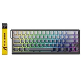 Teclado Mecânico Gamer Sem Fio Attack Shark X68 Pro HE, Magnetic Switch (Hall Effect), Moonlit Night