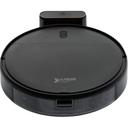 Robô Aspirador e Passa Pano KABUM! smart 100 - 5 Modos de Limpeza, Sensor Anti-Queda, Carregamento Automático, Aplicativo, Bivolt, Preto - KBSF007