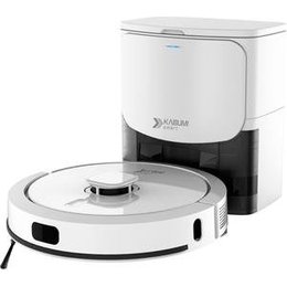 Robô Aspirador e Passa Pano KABUM! smart 900 - 5 Modos de Limpeza, Base 2 em 1, Mapeamento 3D - 127v - Branco - KBSF011