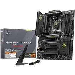 Placa-Mãe MSI MAG X870 Tomahawk WiFi, AMD, AM5, DDR5, ATX, Chipset X870, Wi-Fi 7 e Bluetooth 5.4, Preto - MAG X870 TOMAHAWK WIFI