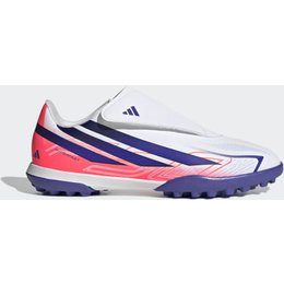 Chuteira Society Tiras Ajustáveis F50 Hyperfast Club Infantil Kids adidas