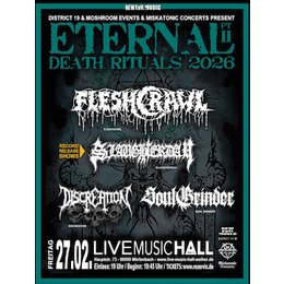 FLESHCRAWL - Eternal Death Rituals Tour Part II - 2026 in Mörlenbach