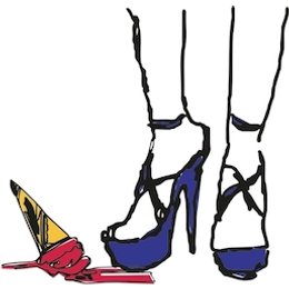 In Stöckelschuhen durchs Himbeereis in Frankfurt am Main