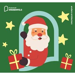 Warten auf den Weihnachtsmann mit Hoppel-Poppel in Weißenfels